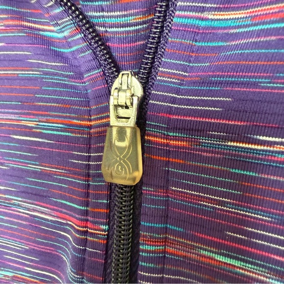 Spyder Women's Purple Turtleneck Long Sleeve Top Size L Stretch Outdoor Casual - Picture 5 of 12